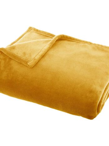 Atmosphera deka flanel 150x125x1cm poliester oker
