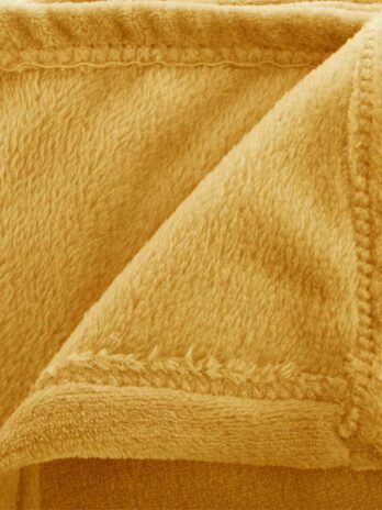 Atmosphera deka flanel 150x125x1cm poliester oker