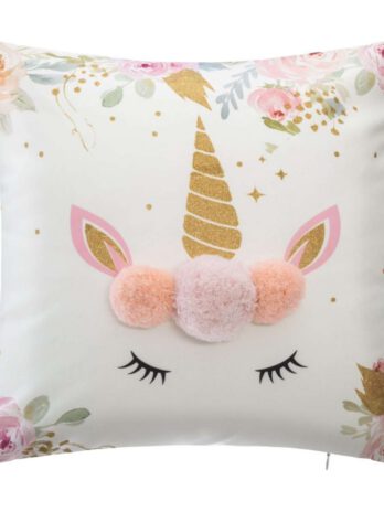 Atmosphera ukrasni jastuk unicorn 40×40 cm poliester višebojni