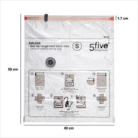Five vakum vreća s 50x60cm, mirisna - Image 13