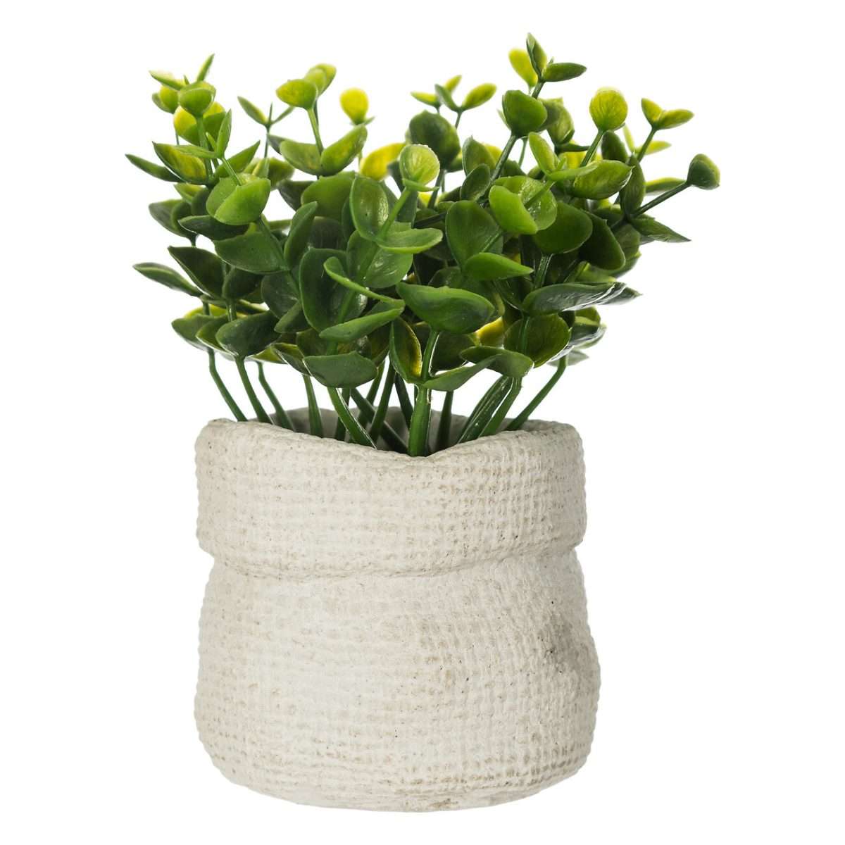 Atmosphera umjetno cvijeće u tegli 14cm pe/cement siva - Image 2