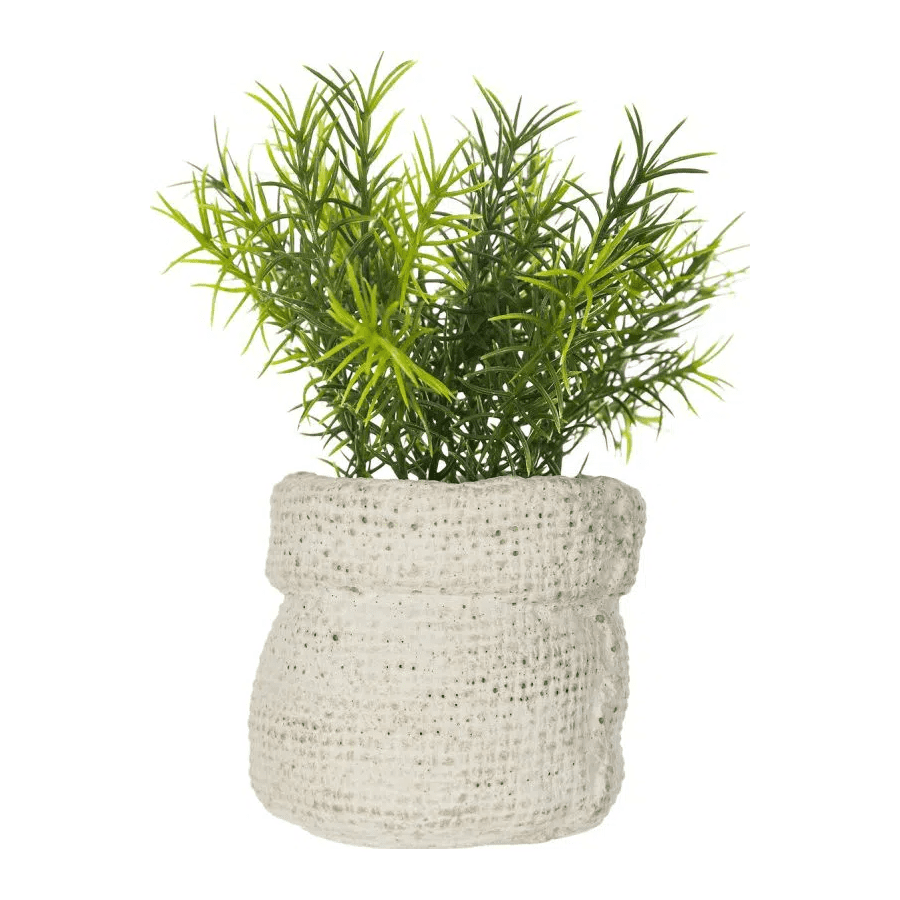 Atmosphera umjetno cvijeće u tegli 14cm pe/cement siva - Image 3