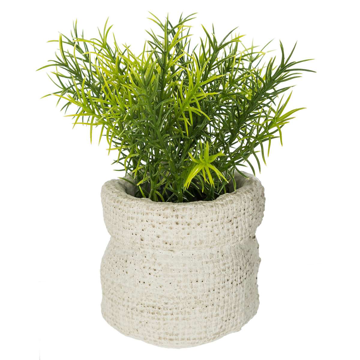 Atmosphera umjetno cvijeće u tegli 14cm pe/cement siva - Image 6