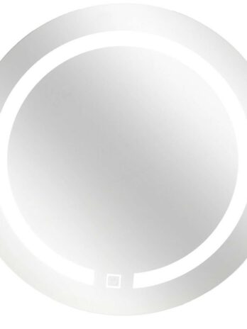 Five zidno okruglo ogledalo led 45×2,5cm, bijelo