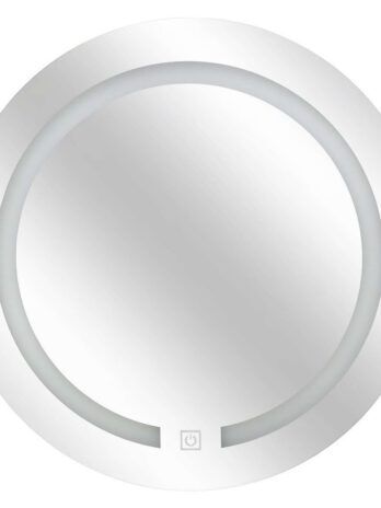 Five zidno okruglo ogledalo led 45×2,5cm, bijelo