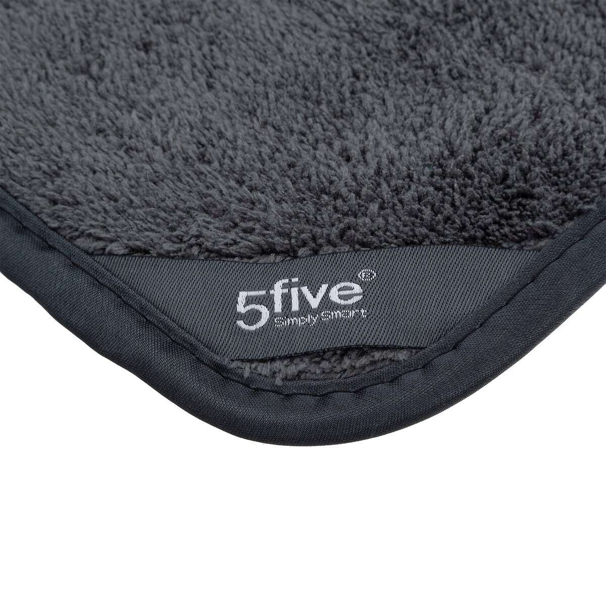 Five krpa za čišćenje 40x1x60cm poliester siva - Image 2