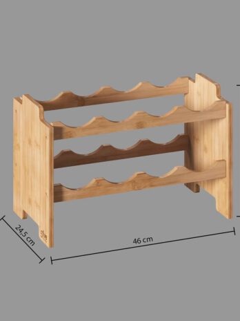 Five stalak za vino 46×24.5×29.5cm bambus