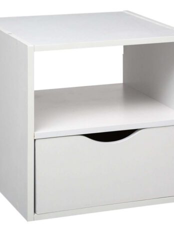 Five ladica i polica modul 31x15x31cm furnir bijela