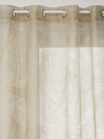 Atmosphera zavjesa leaf 140x240cm pes bež