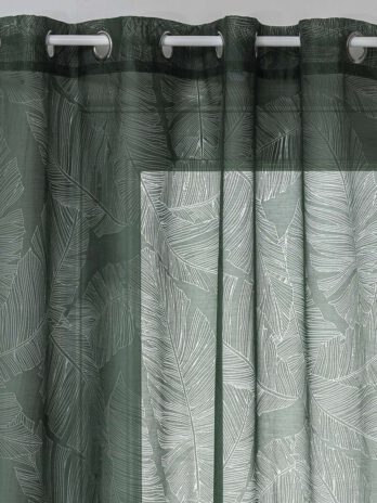 Atmosphera zavjesa leaf 140x240cm pes zelena