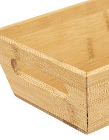 Five košara za kruh, 33x14x7 cm, bambus, bež