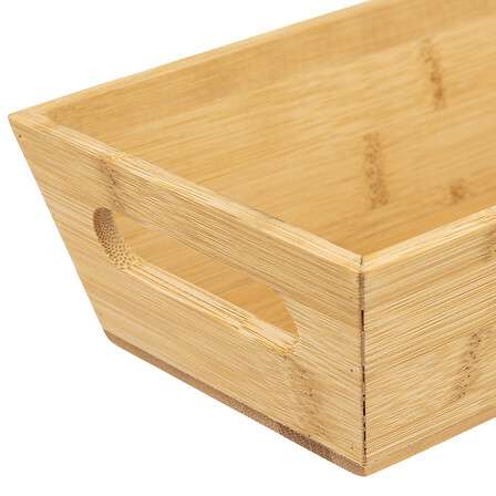 Five košara za kruh, 33x14x7 cm, bambus, bež