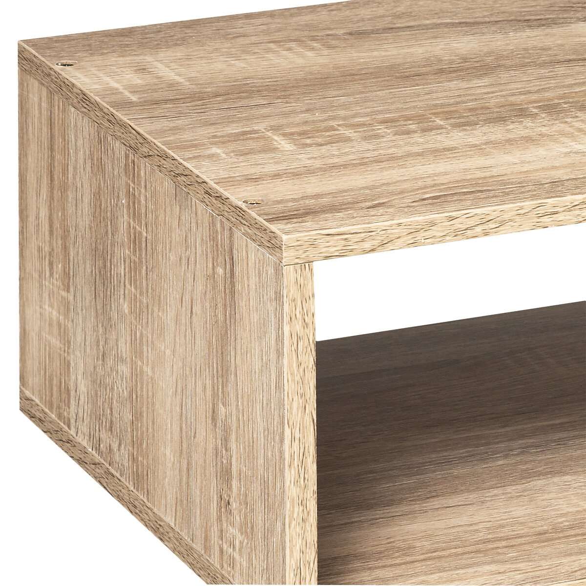 Five zidna polica mix modul 69x32x17cm furnir, natural - Image 2