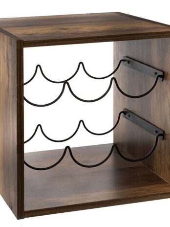 Five polica za vino mix modul 31x31cm mdf, braon