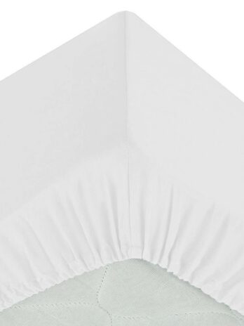 Atmosphera plahta s gumicom 90x190x0,1cm pamuk bijela