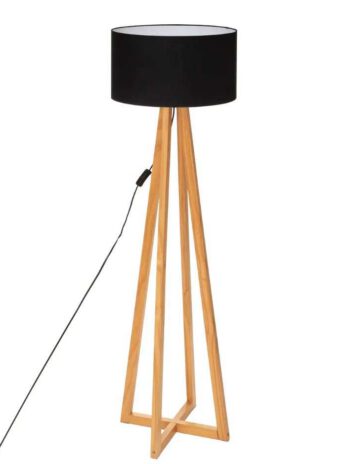 Atmosphera podna svjetiljka molu 38,5x141cm drvo/poliester crna