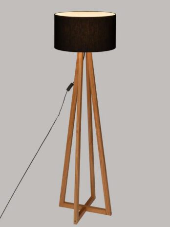 Atmosphera podna svjetiljka molu 38,5x141cm drvo/poliester crna