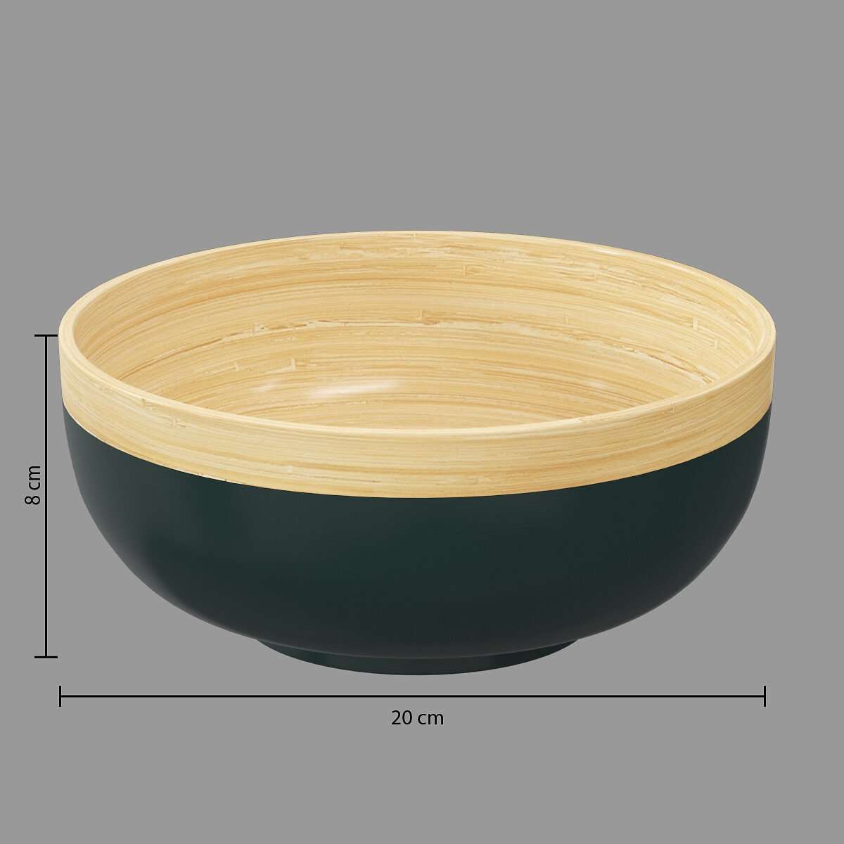 Five zdjela modern d.20x8cm bambus plava - Image 2