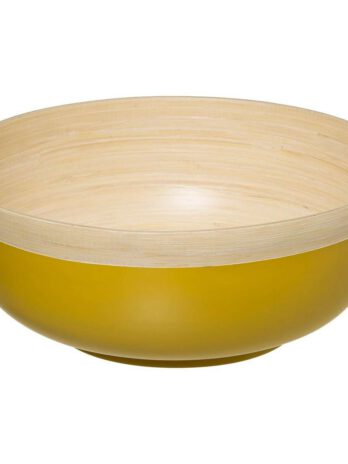 Five zdjela modern d.30x12cm bambus žuta
