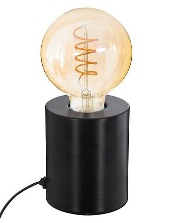 Atmosphera lampa saba 10,5cm crna
