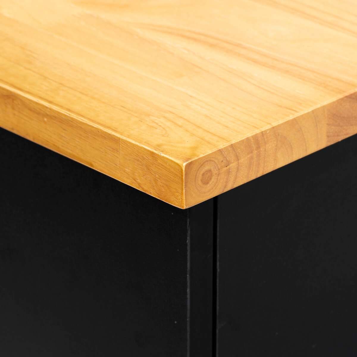 Five otok kuhinjski 108x89x60cm mdf crni - Image 6