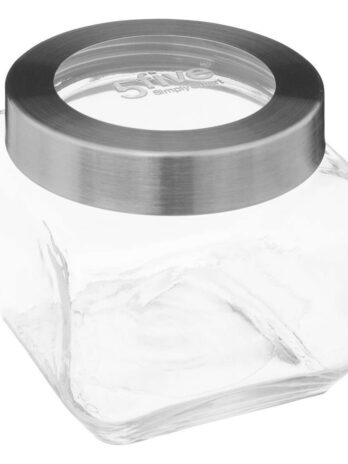 Five staklenka s poklopcem miro 0,8l 11,4x11x11,4cm staklo/nehrđajući čelik/polistiren prozirna