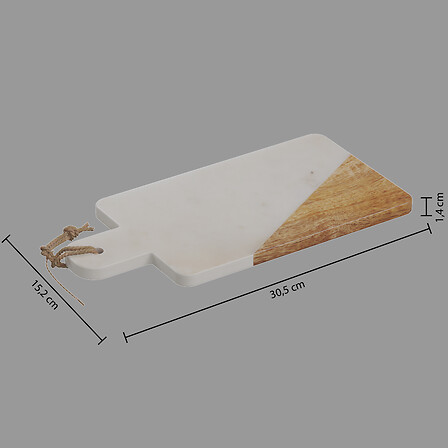 SG daska marble 30x15cm bijela - Image 5