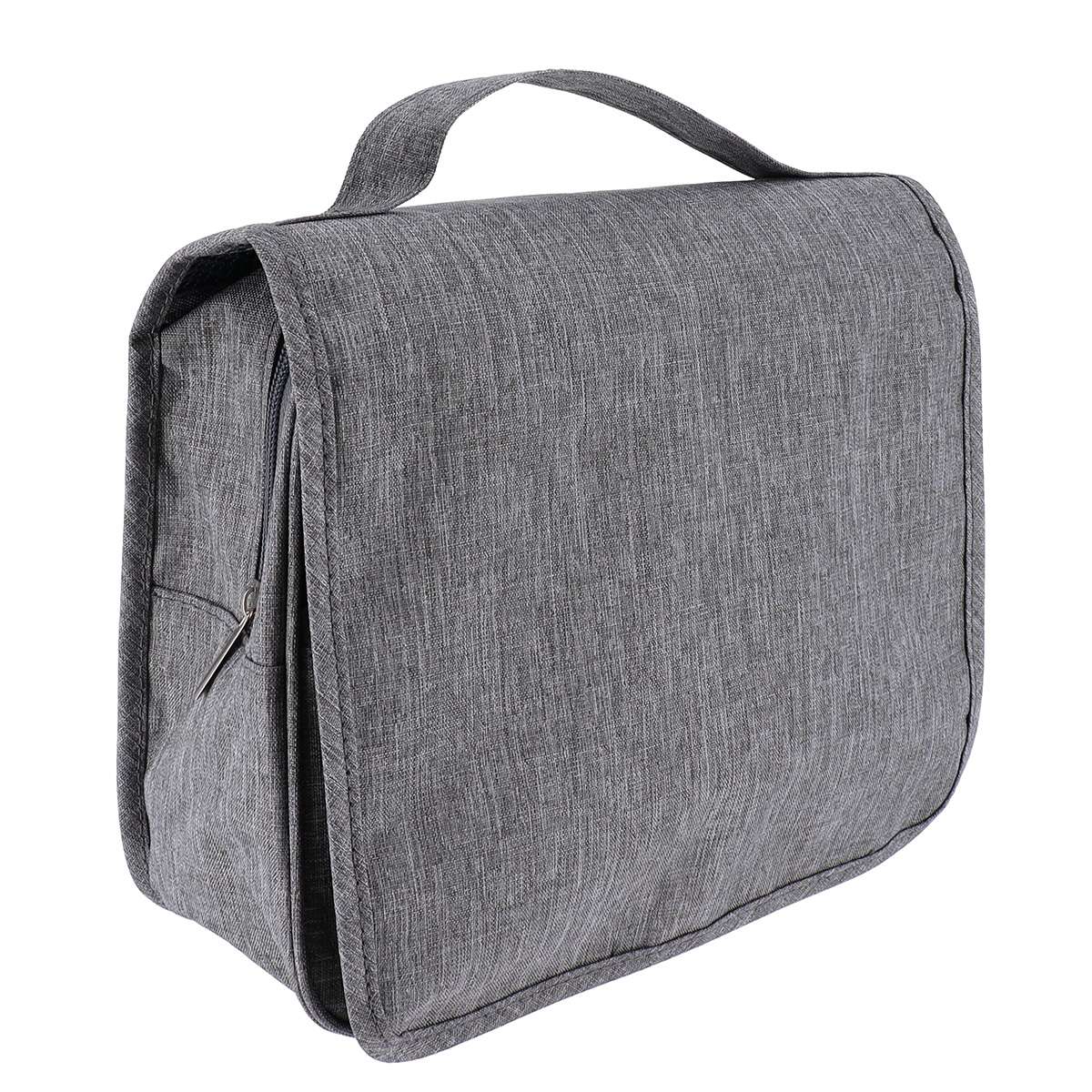 Tendance toaletna torbica heather sa preklopnim poklopcem, siva