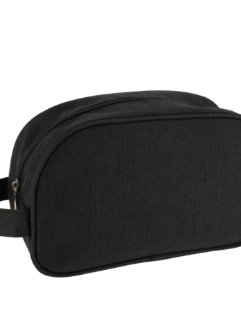 Tendance toaletna torbica heather pravokutna, poliester, crna