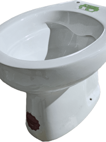 Inter Ceramic wc školjka sa donjim odvodom bez ruba (rimless) 46,6x36x39 cm porculan, bijela