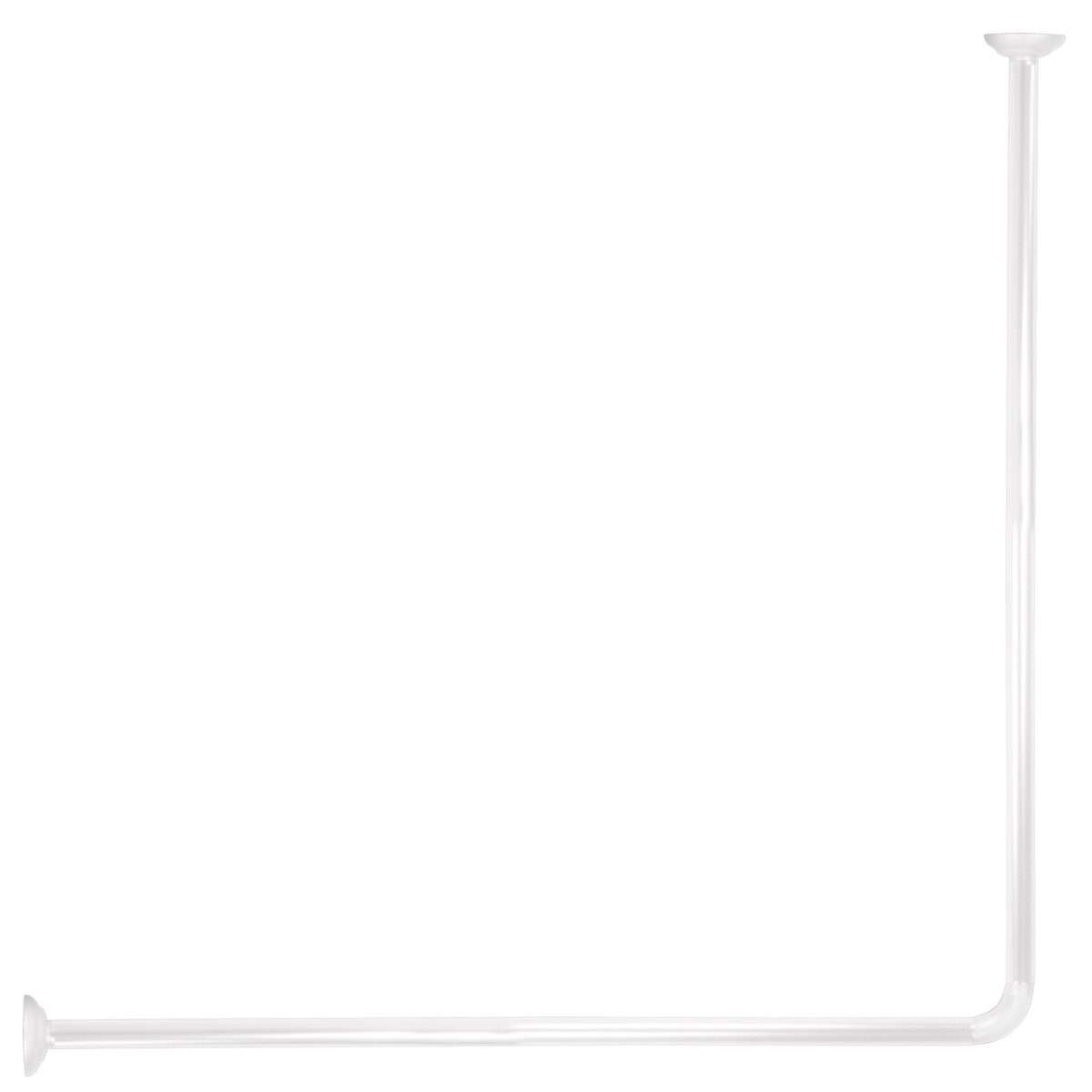 Tendance držač zavjese za kadu 80x80 cm aluminij, bijeli