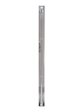 Tendance držač zavjese za kadu 110-200 cm nehrđajući čelik, sivi