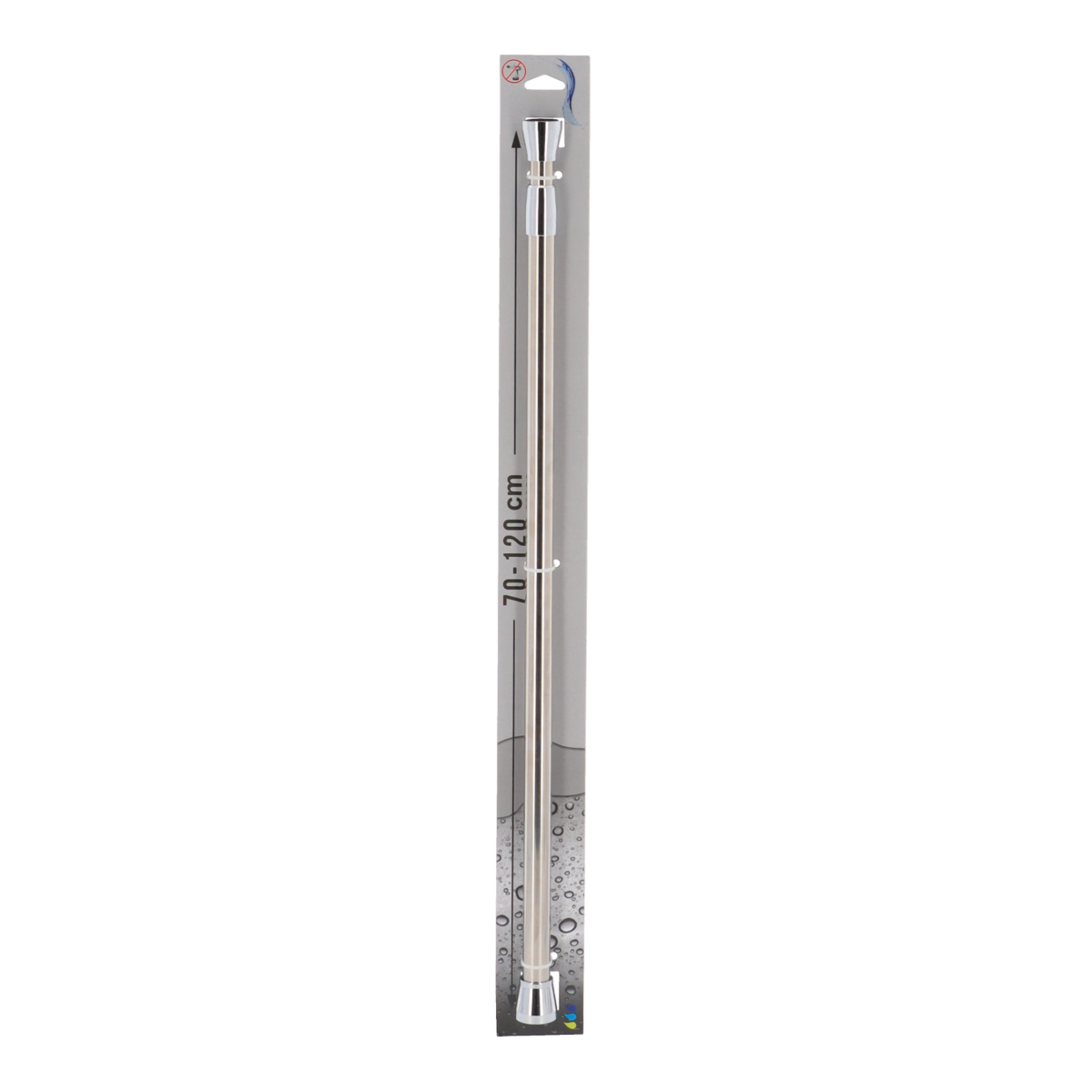 Tendance držač zavjese za kadu 70-120 cm nehrđajući čelik, sivi - Image 2