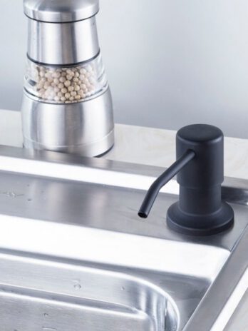Inter Ceramic ugradni dozator za sudoper, crni