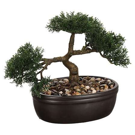 Atmosphera umjetno cvijeće bonsai 23cm keramika crna - Image 2