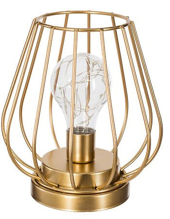 Atmosphera led lampa madi 17cm zlatna