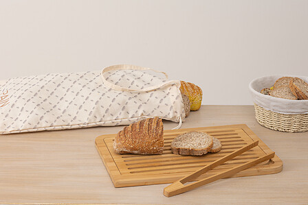 Five daska za kruh bambus 40x27cm + pribor - Image 9