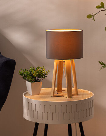 Atmosphera lampa molu 34,5cm siva