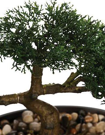 Atmosphera umjetno cvijeće bonsai 23cm keramika crna