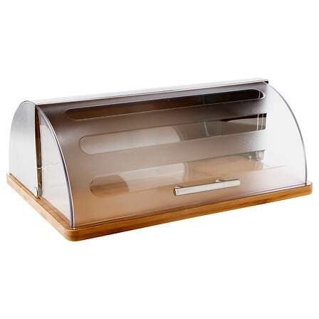 Five kutija za kruh inox+ps+bambus