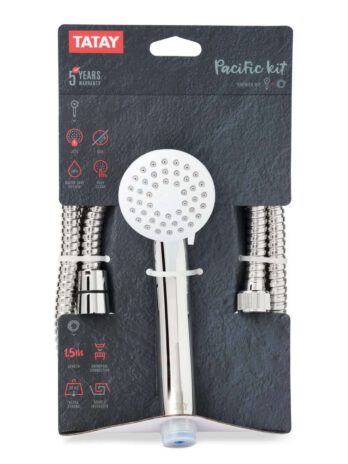 Tatay tuš set pacifik – palica 1 funkcija + crijevo 150cm abs, inox