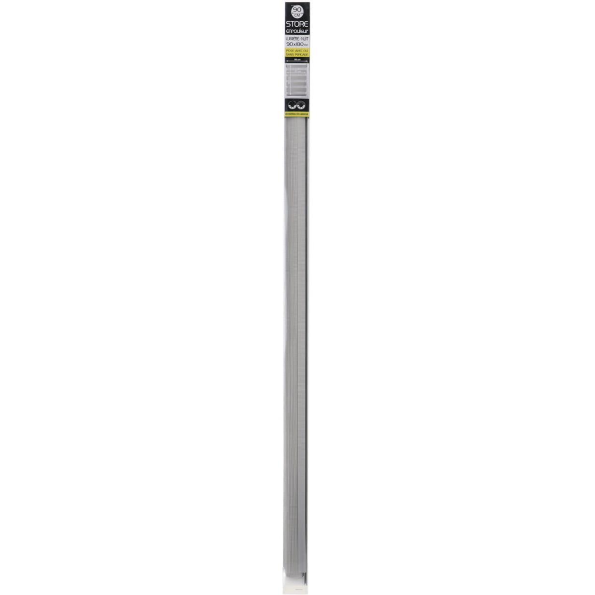 Luance rolo zavjesa zebra 90x180cm - svijetlo siva - Image 4