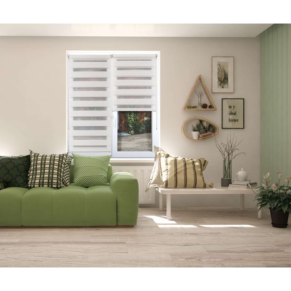 Luance rolo zavjesa zebra 60x180cm - bež - Image 3