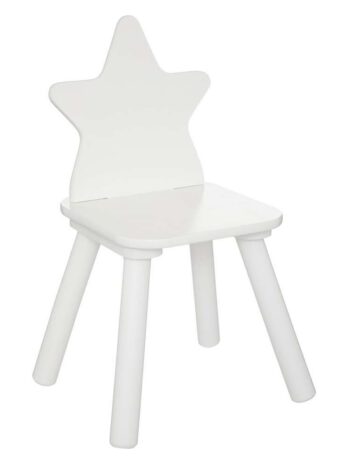 Atmosphera stolac sweet star 32×31,5x50cm mdf/drvo bijeli