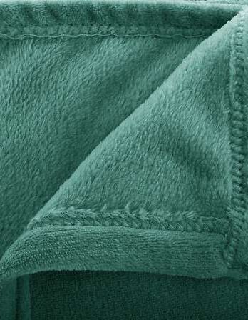 Atmosphera deka flanel 150x125cm poliester zelena
