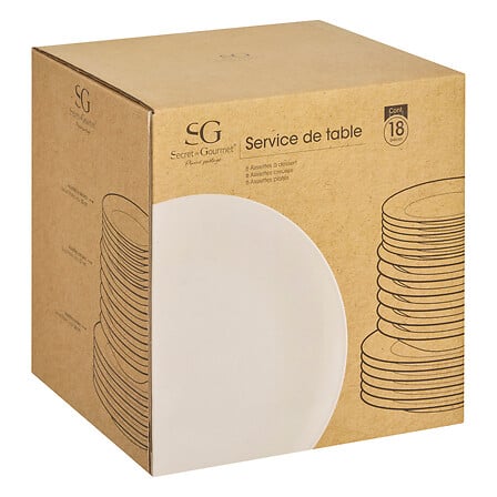 SG set tanjura colorama 18kom bijeli - Image 5