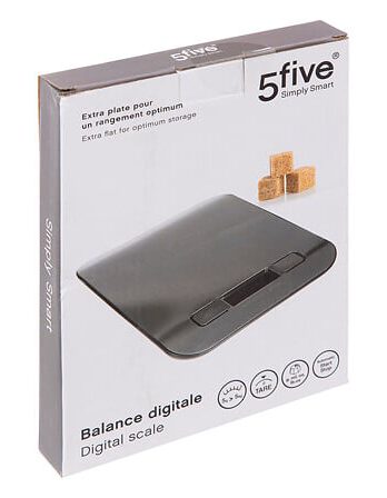 Five digitalna vaga inox