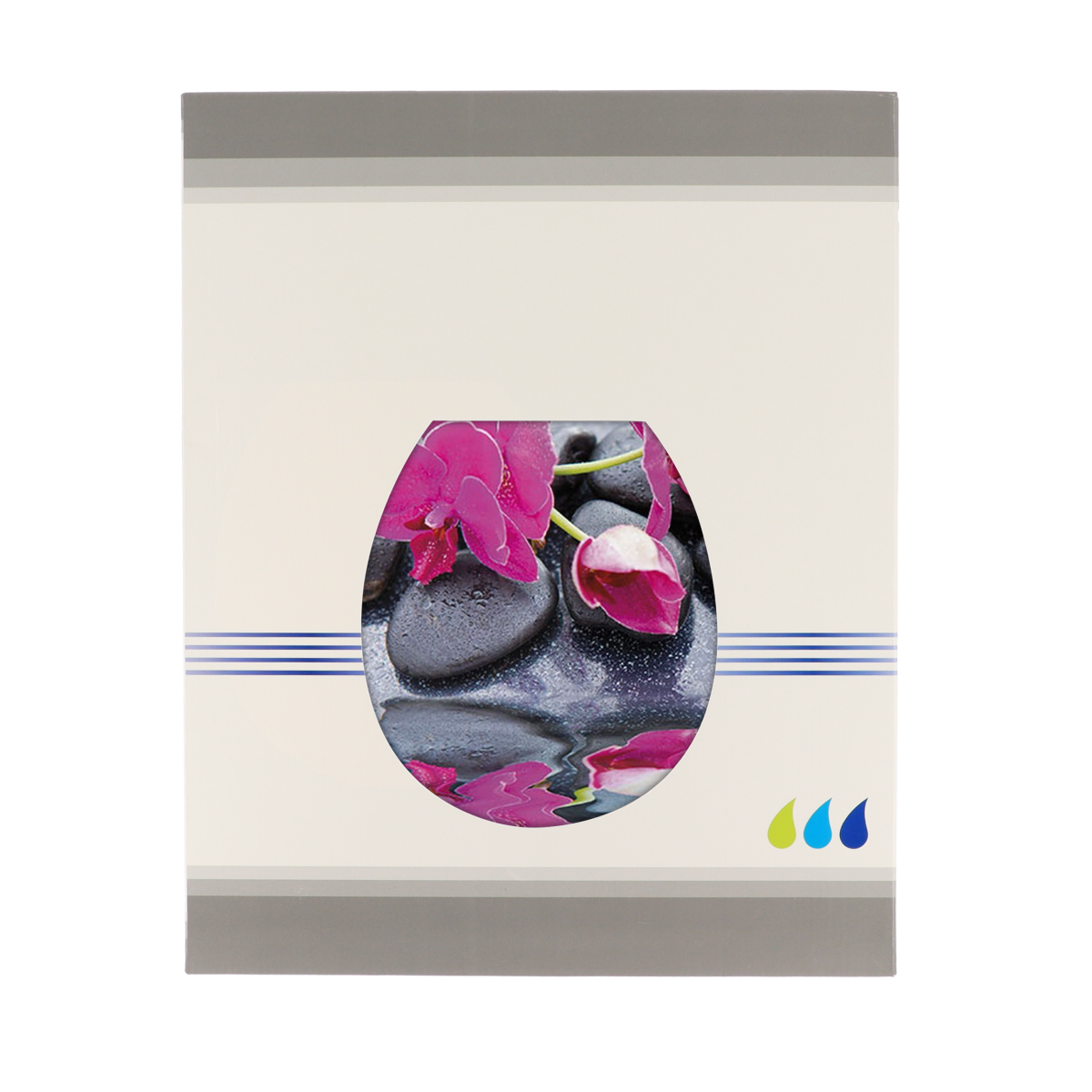 Tendance wc daska mdf sa inox okovima, thais - Image 2