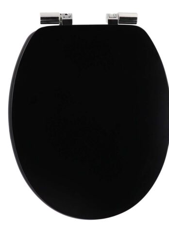 Tendance wc daska mdf sa krom okovima soft close, crna