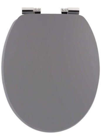 Tendance wc daska mdf sa krom okovima soft close, siva